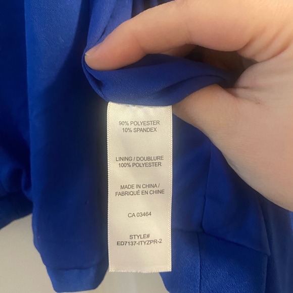 Ricki’s Blue Jacket with Zipper Accents - Picture 3 of 5